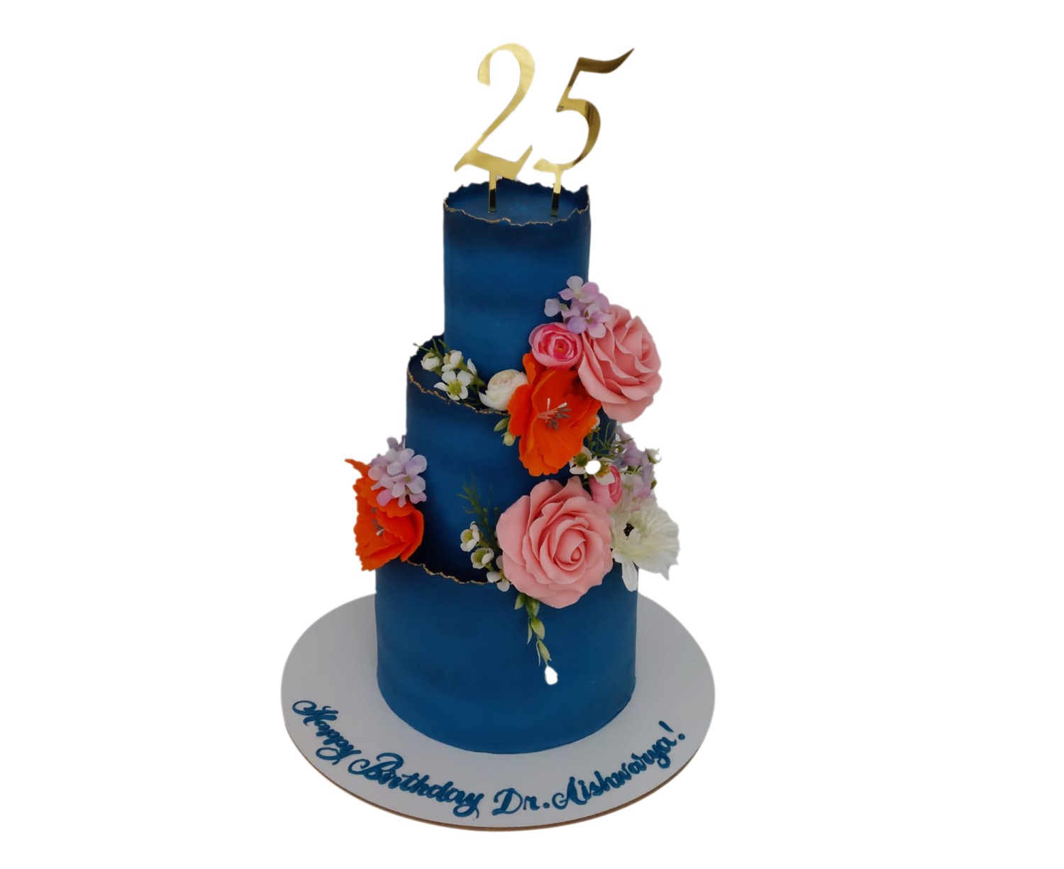 Blue Sky Wedding Cake