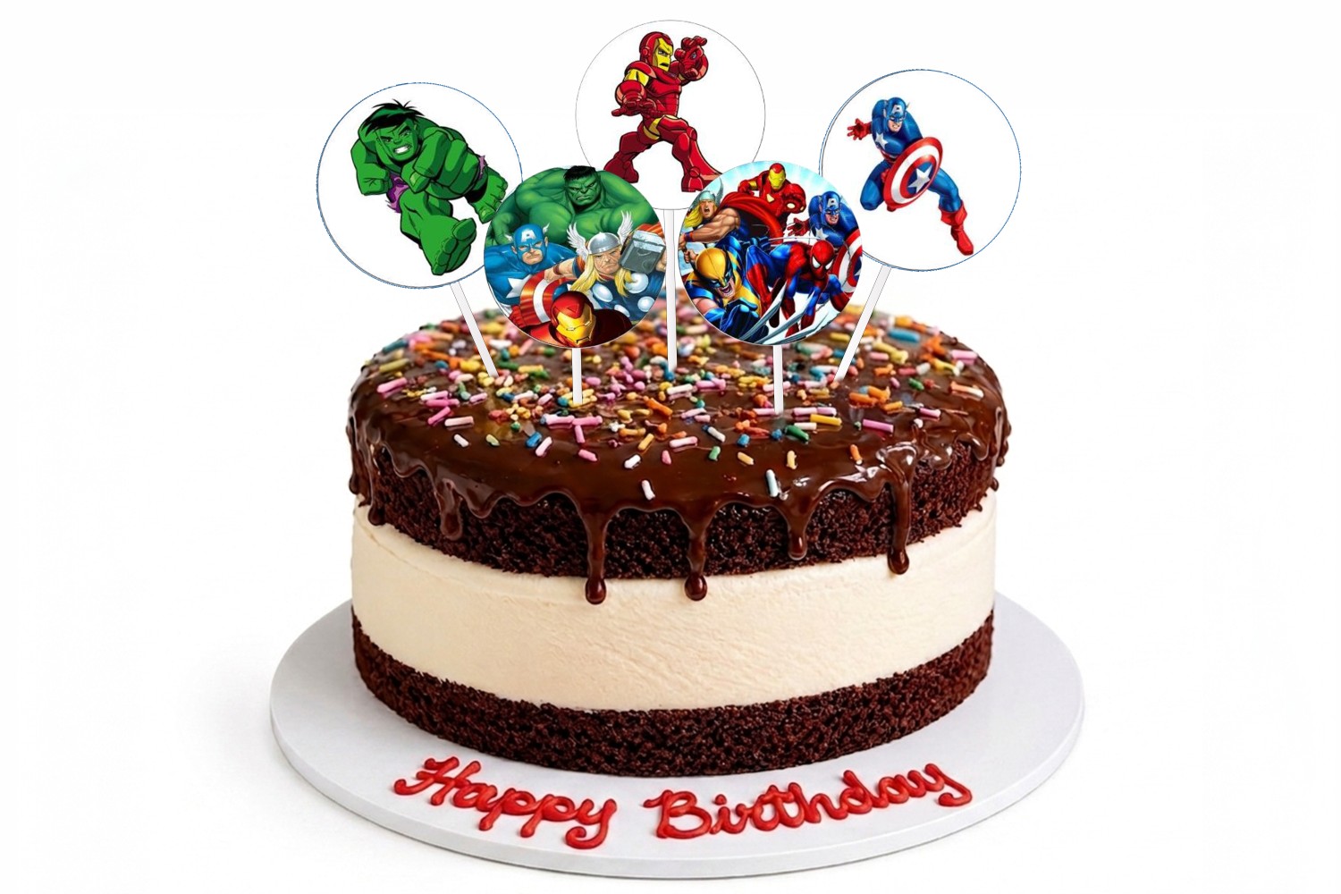 Super Heros Icecream Cake