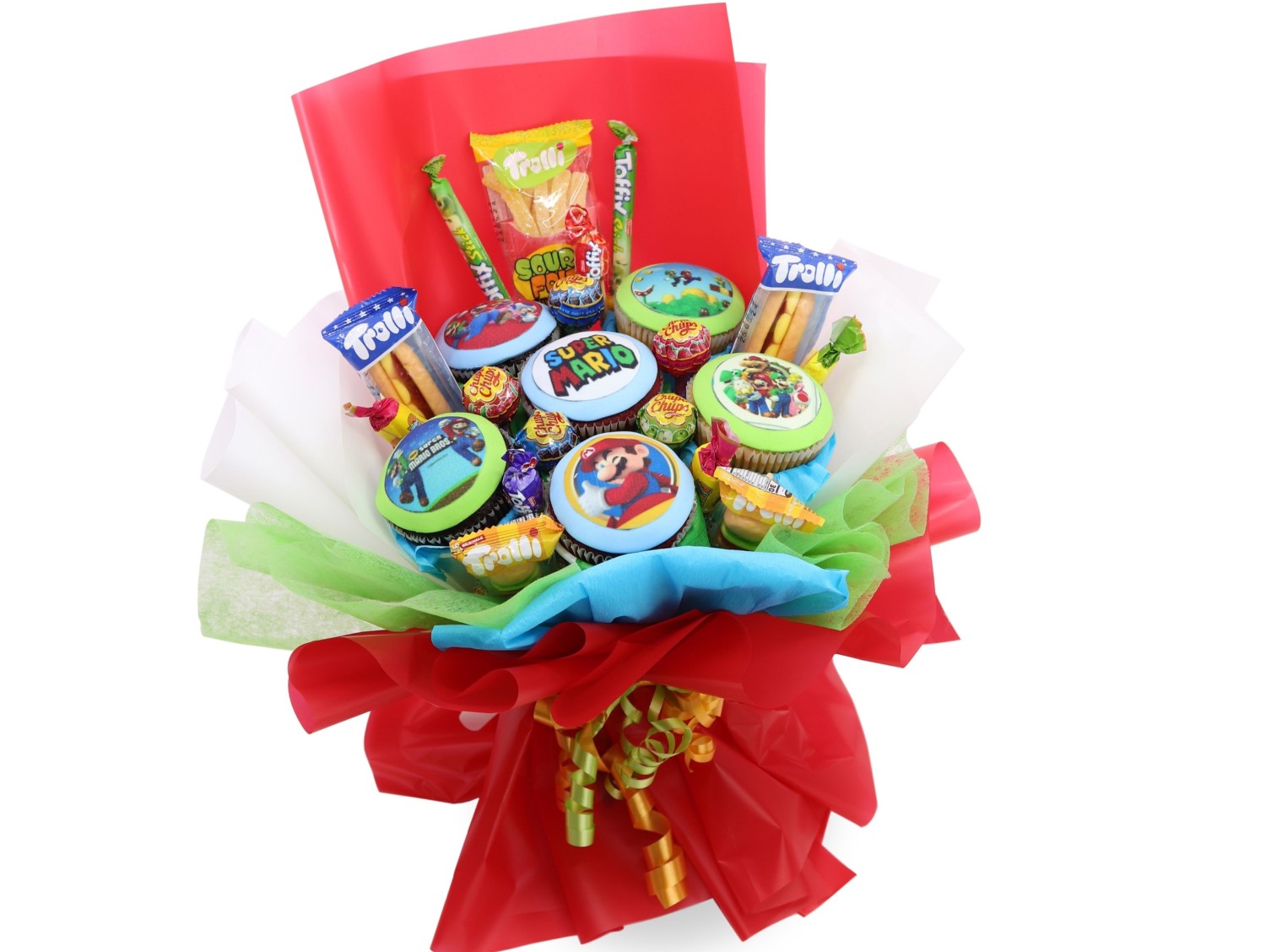 Hope Mario Cupcakes Bouquet