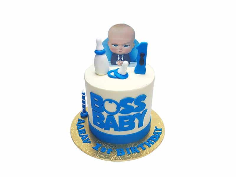 Boss Baby Number Cake